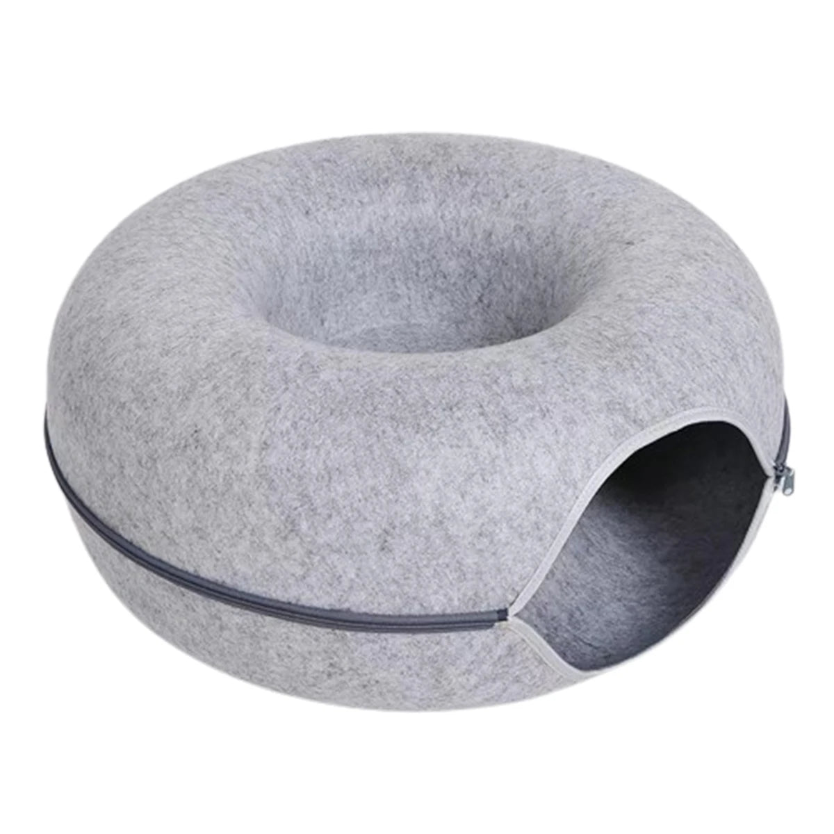 Felt Donut Cat Bed with Vent