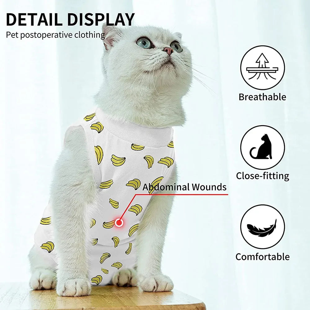 Pet Clothes, Cat Recovery Suit
