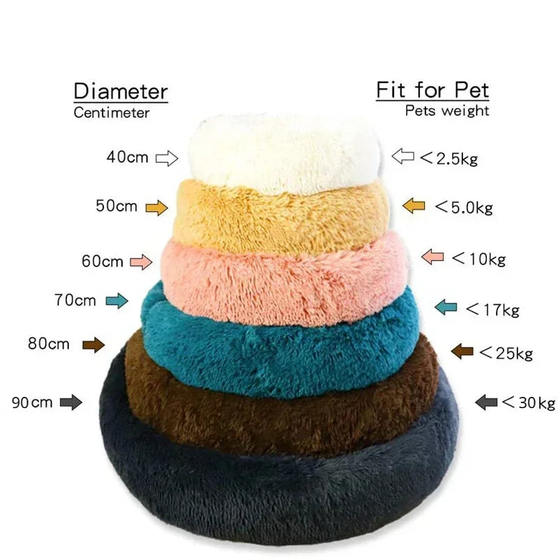 Ultra Soft Washable Pet Donut Bed