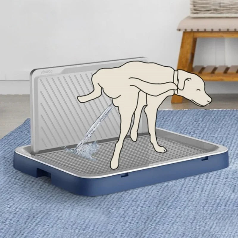 Pet Dog Toilet with Barrier, Toilet Training Bowl