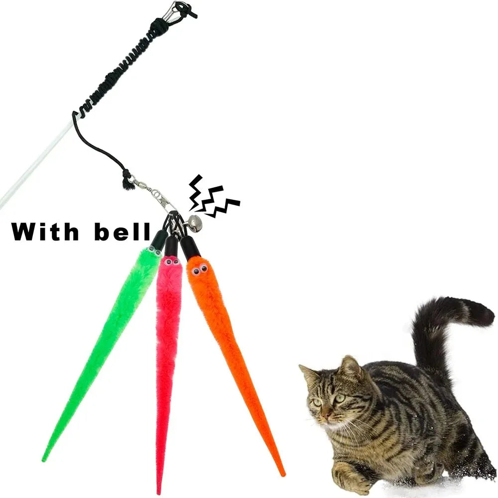 Interactive Cat Toy Worm