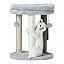 Small Cat Tree, Scratching Post with Soft Tower Bed