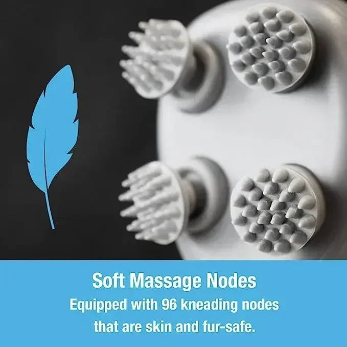 Electric scalp massager with 4 massage heads