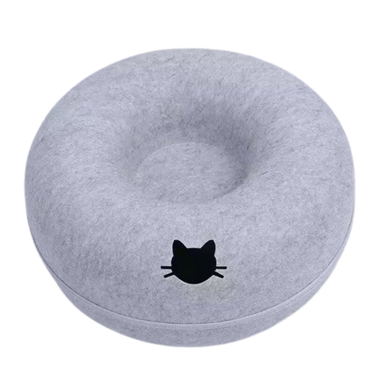 Felt Donut Cat Bed with Vent