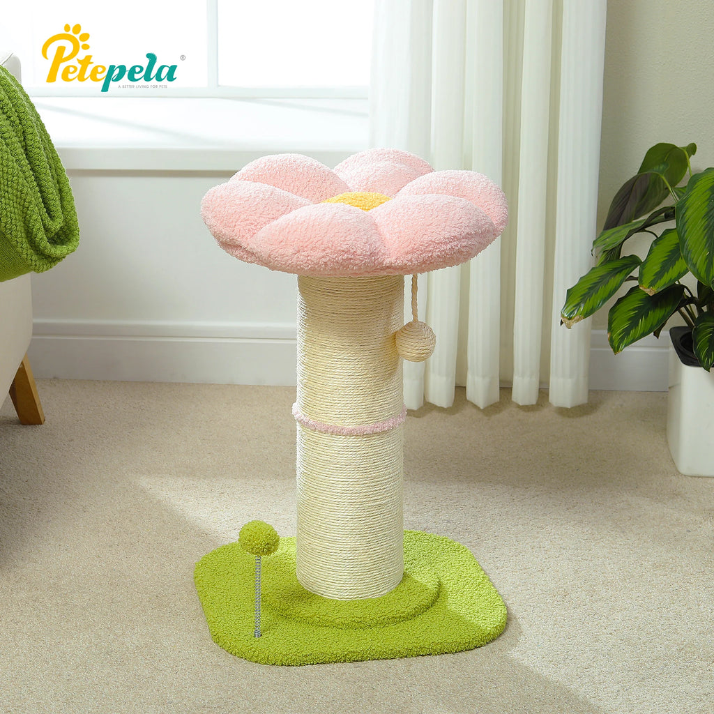 Small Flower Tree Cat Scratching Post
