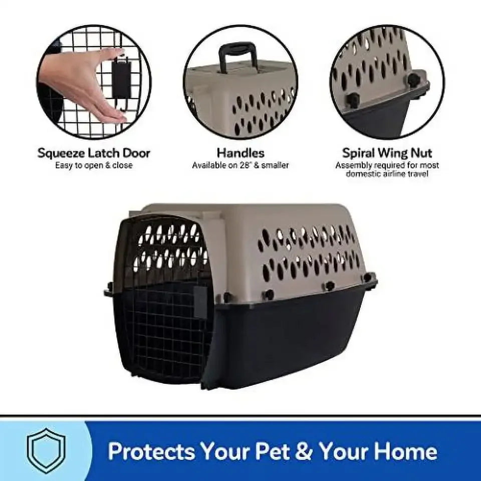 Portable Plastic Dog Travel Crate