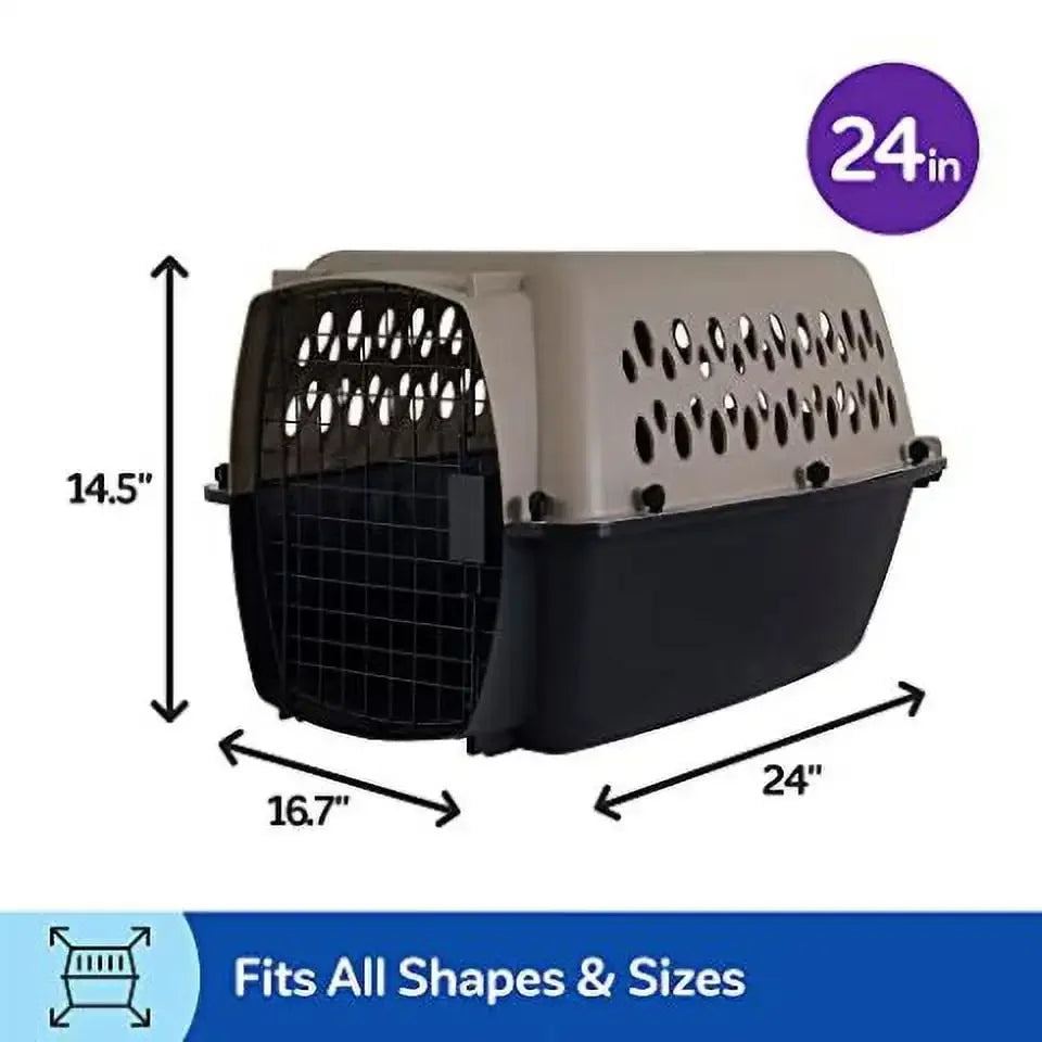 Portable Plastic Dog Travel Crate