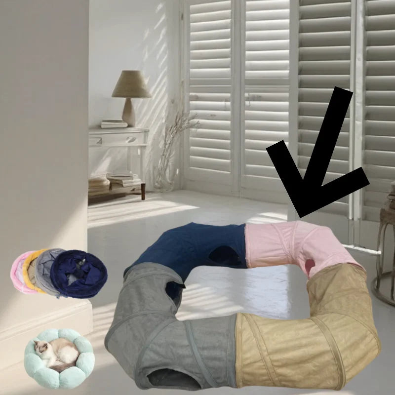 Collapsible Cat Winter Tunnel