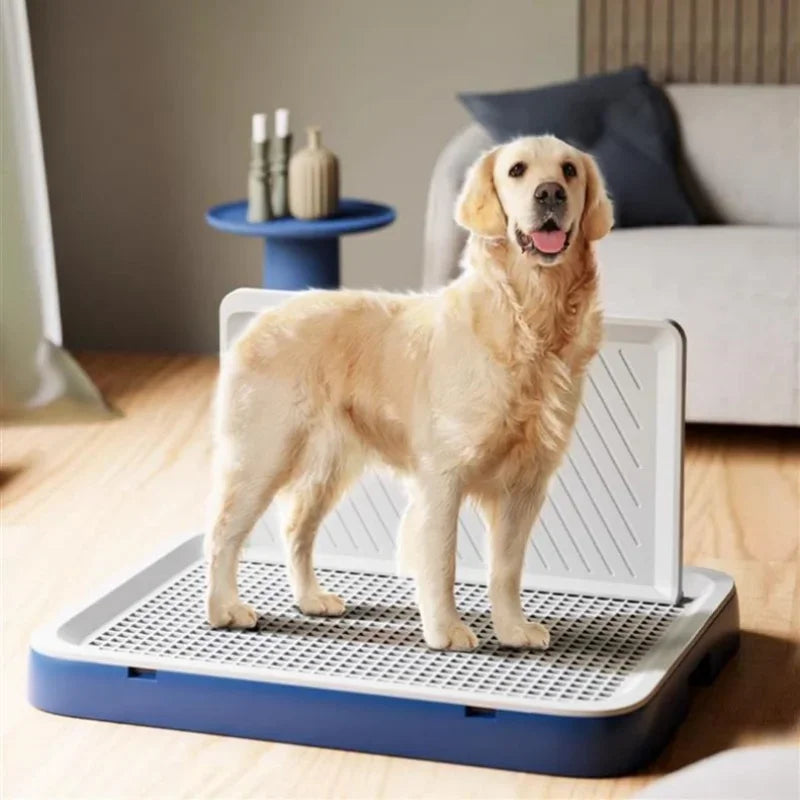 Pet Dog Toilet with Barrier, Toilet Training Bowl