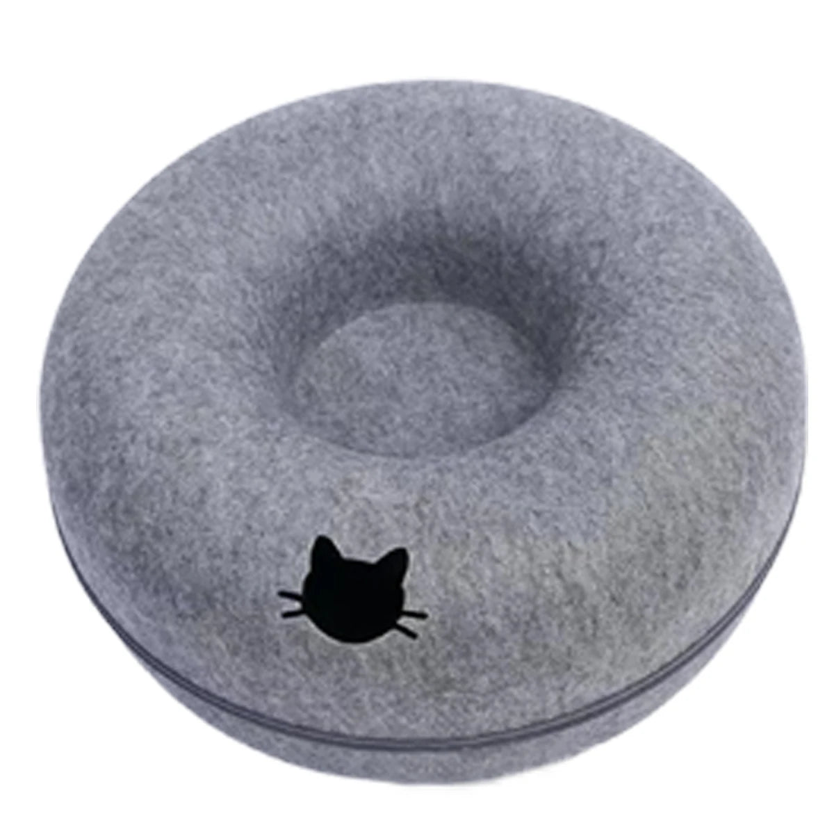 Felt Donut Cat Bed with Vent