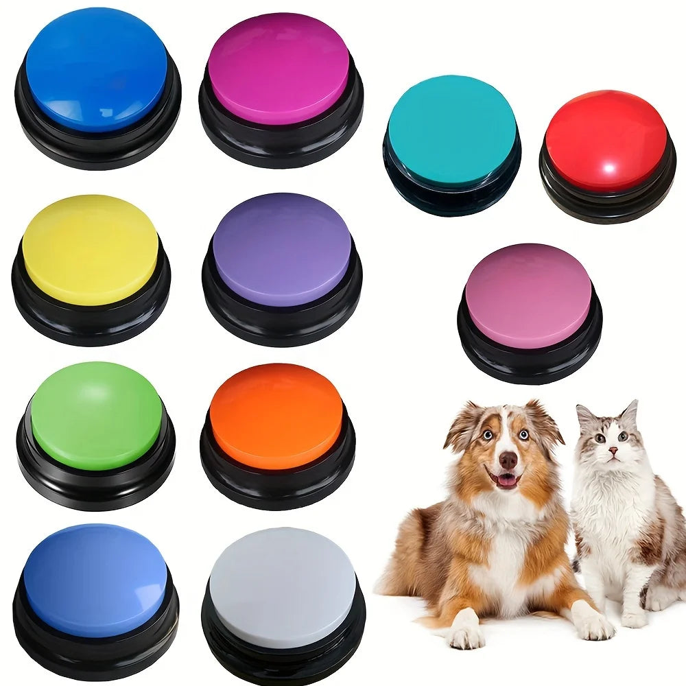 4pcs Recordable Talking Button With Pad Interactive Toy Dog