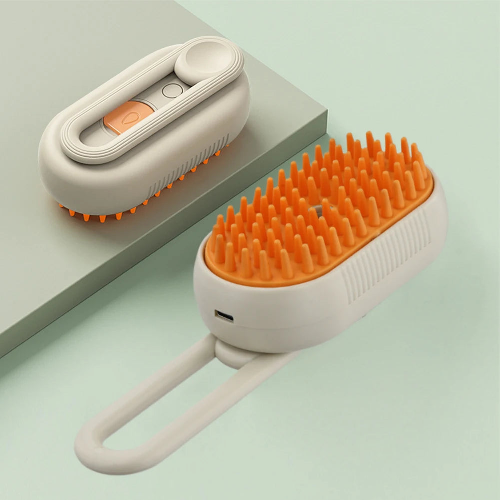 3 in 1 Electric Spray Cat Hair Brushes USB Rechargeable