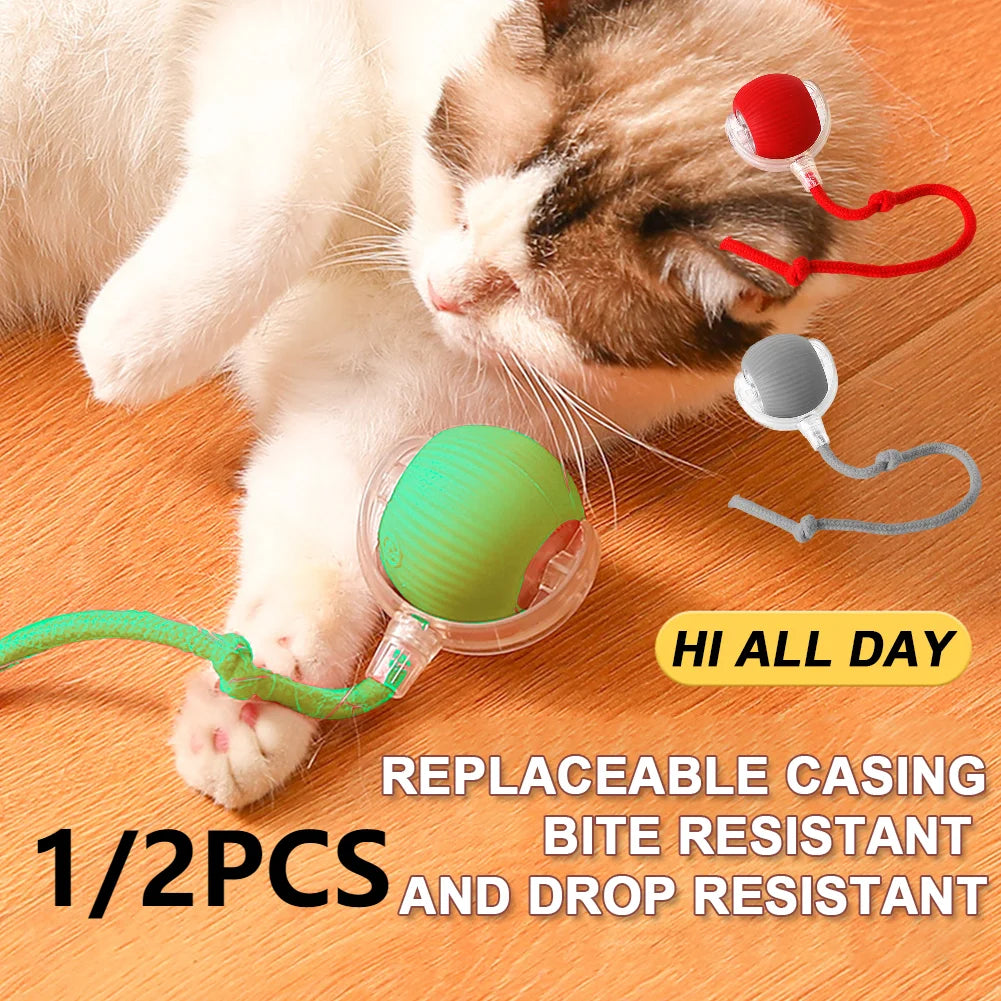 Cat Interactive Ball Toy Automatic Rolling Ball
