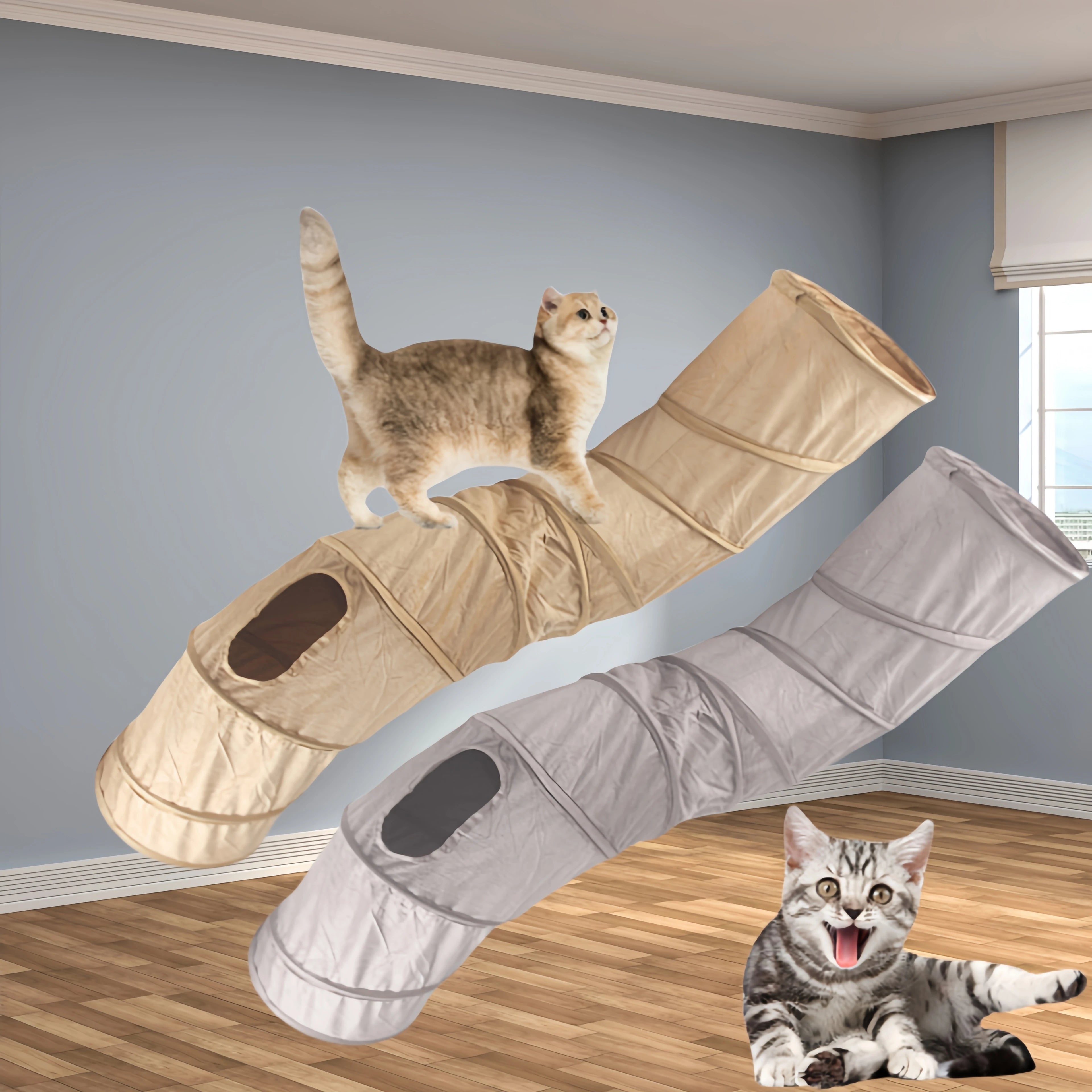 Collapsible Cat Winter Tunnel
