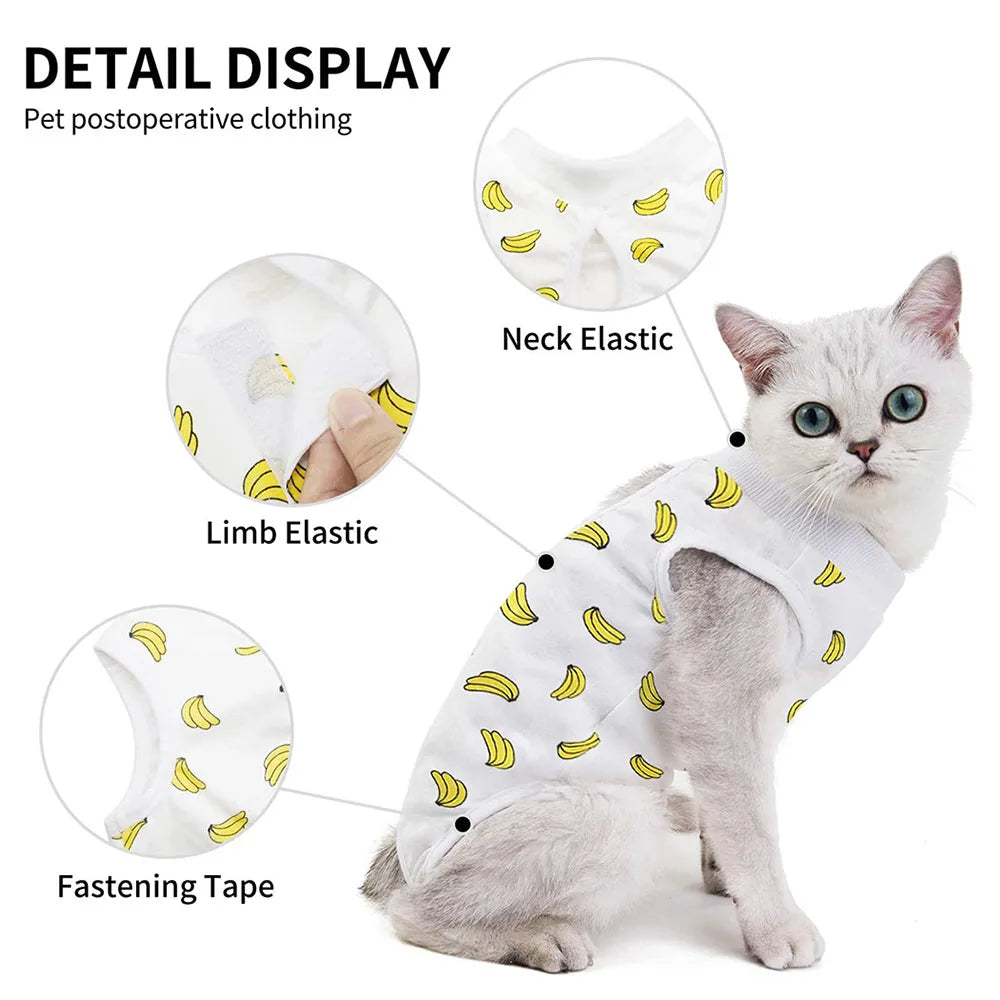 Pet Clothes, Cat Recovery Suit