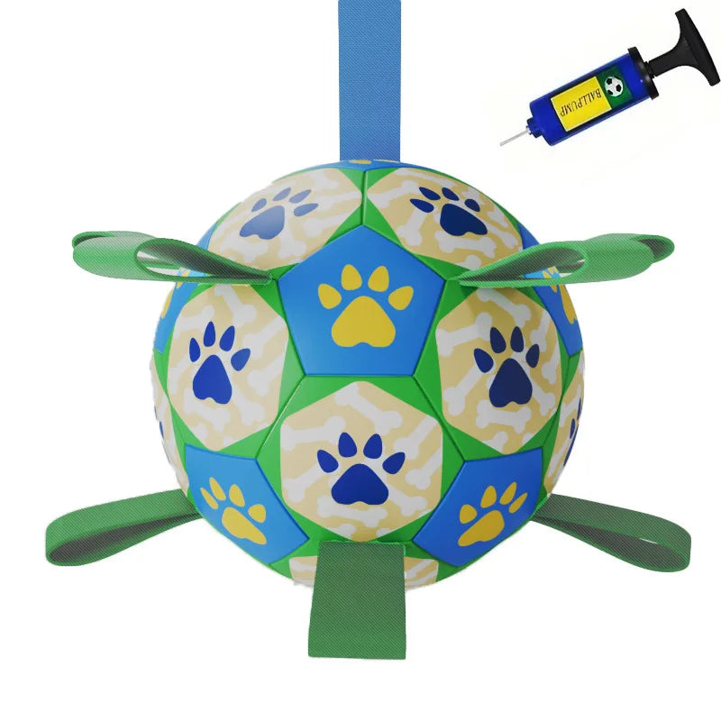Dog training bite-resistant soccer toy