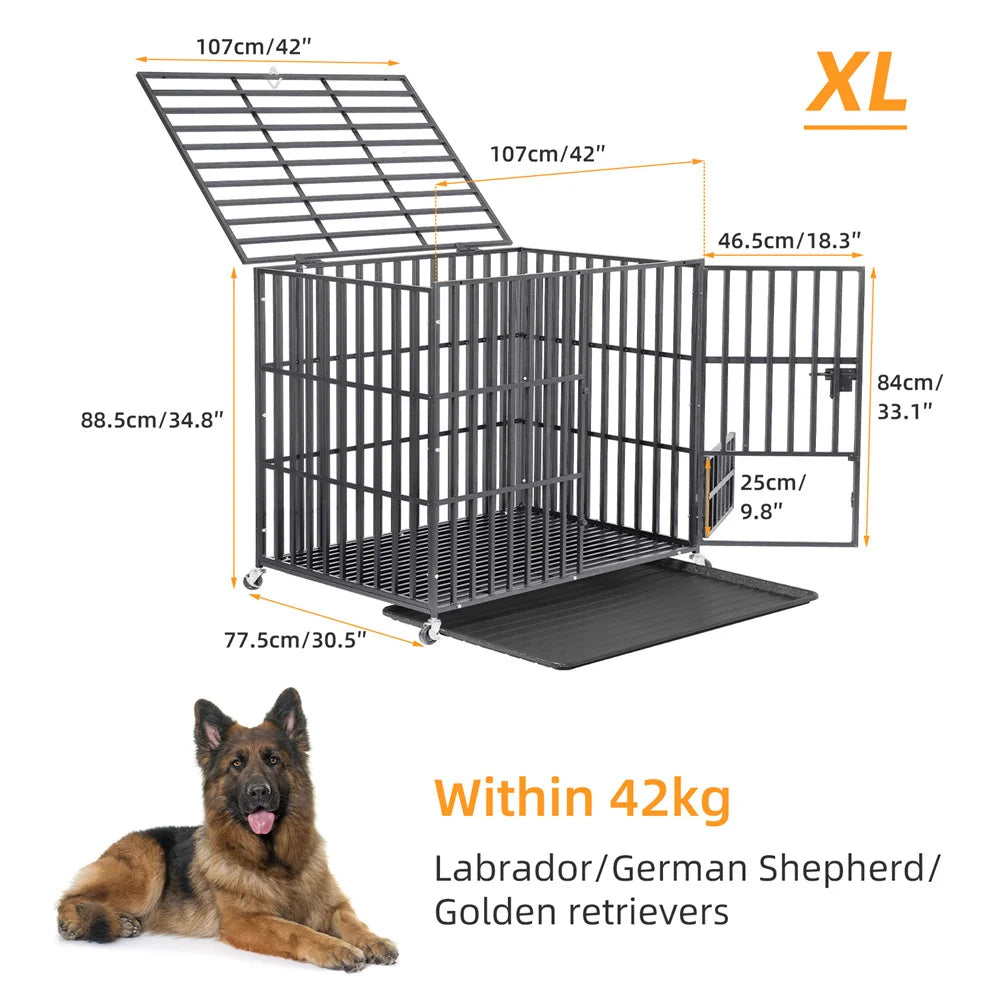 Extra large and sturdy dog crate