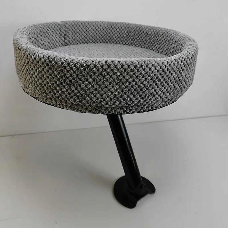 Comfortable and soft round office cat bed