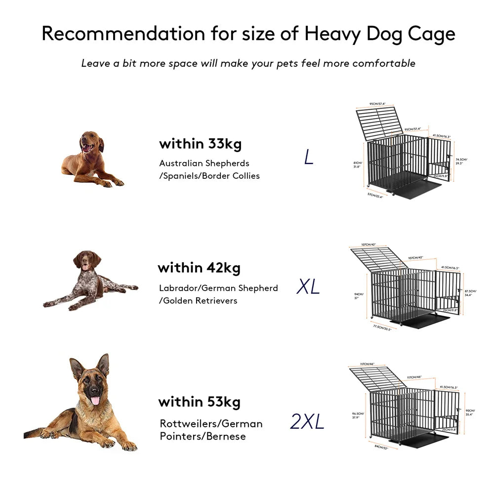 Extra large and sturdy dog crate