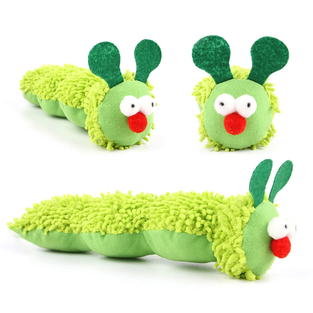 Cat Chew Toys Caterpillar Catnip Molar Toy
