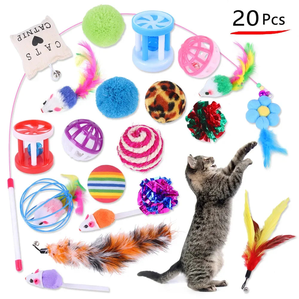 Kitten Toys Variety Cat Toy 20 Pcs Set