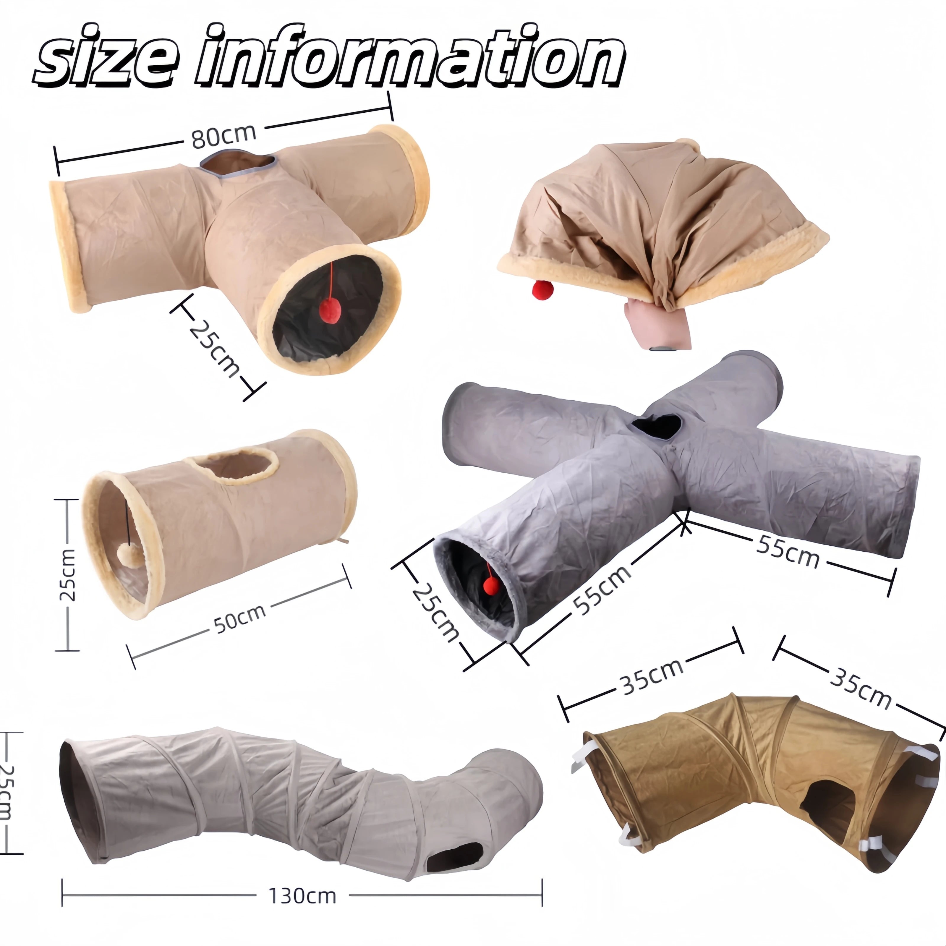 Collapsible Cat Winter Tunnel