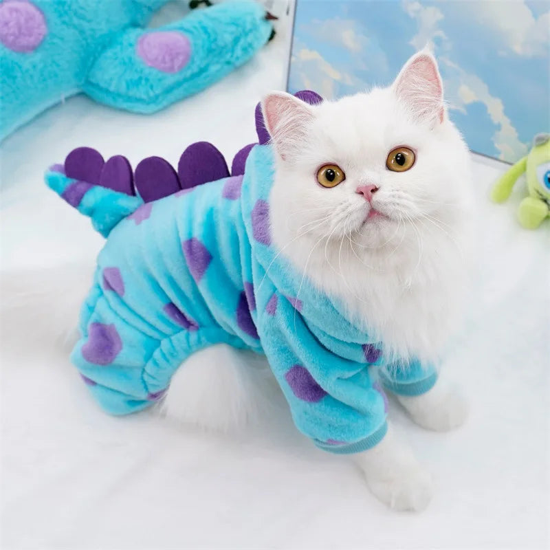 Dinosaur Pet Clothes for Dogs and Cats