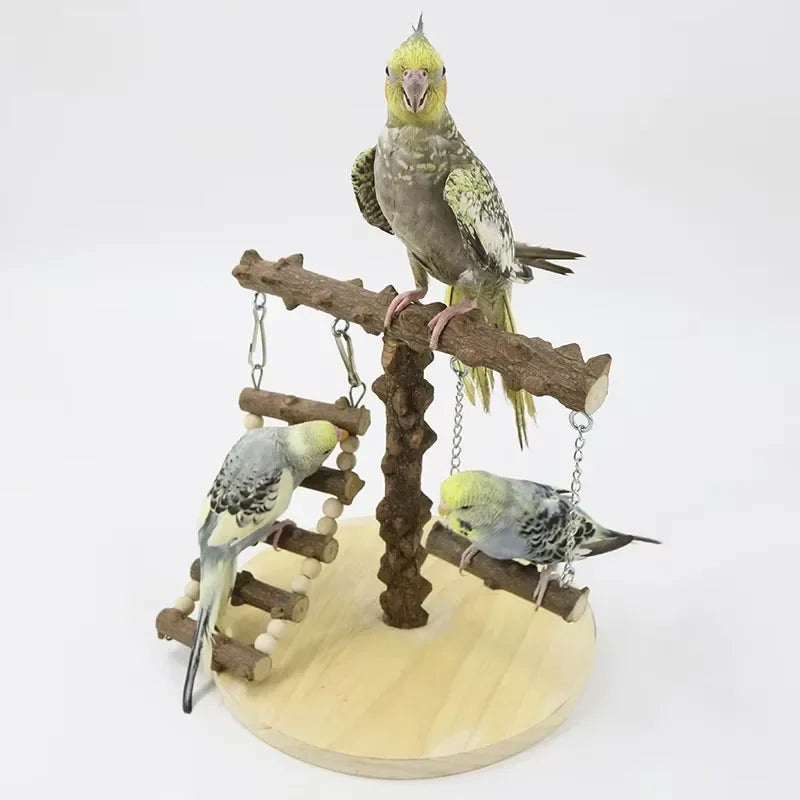 Pepper wood parrot platform