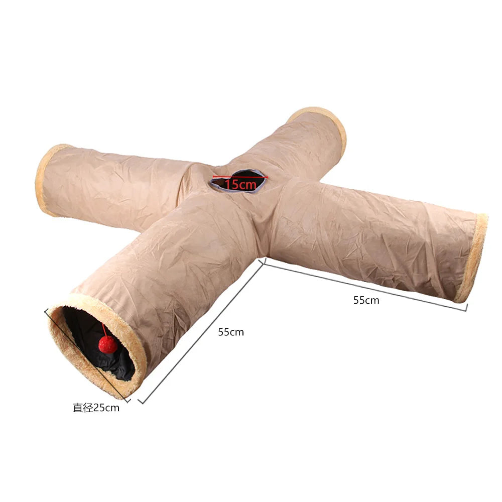Collapsible Cat Winter Tunnel