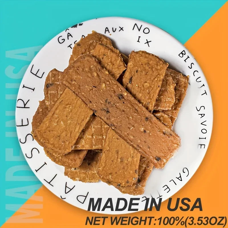 Foford 12.7 oz Natural Dried Meat Dog Treats, Protein Chewable Snacks