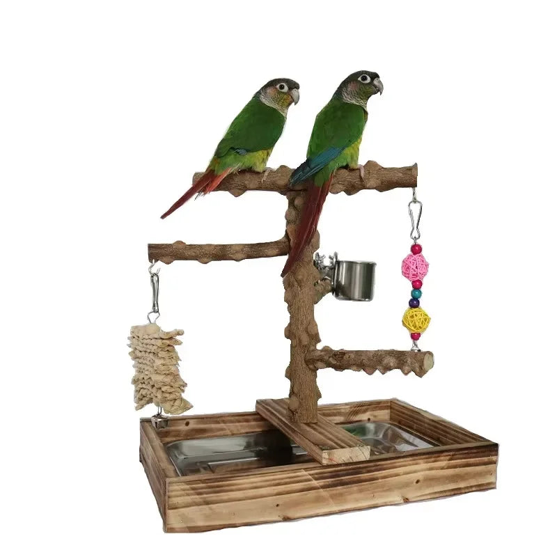 Pepper wood parrot platform