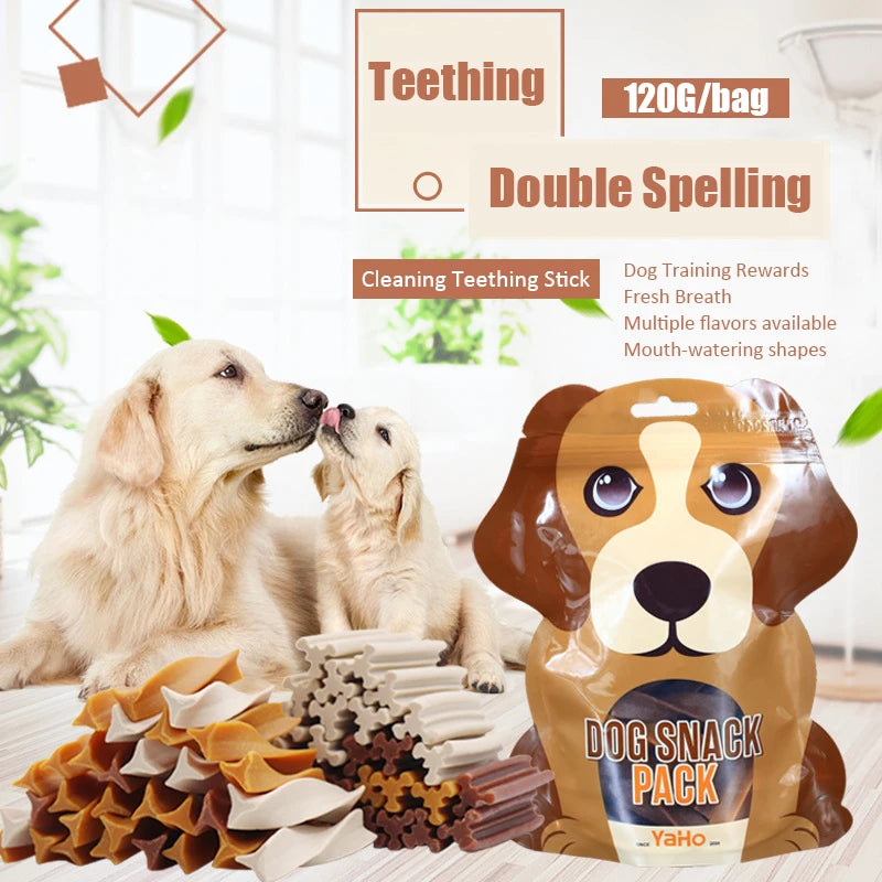 Teething Sticks for Dogs, 120g, Assorted Flavor, Teeth Cleaning